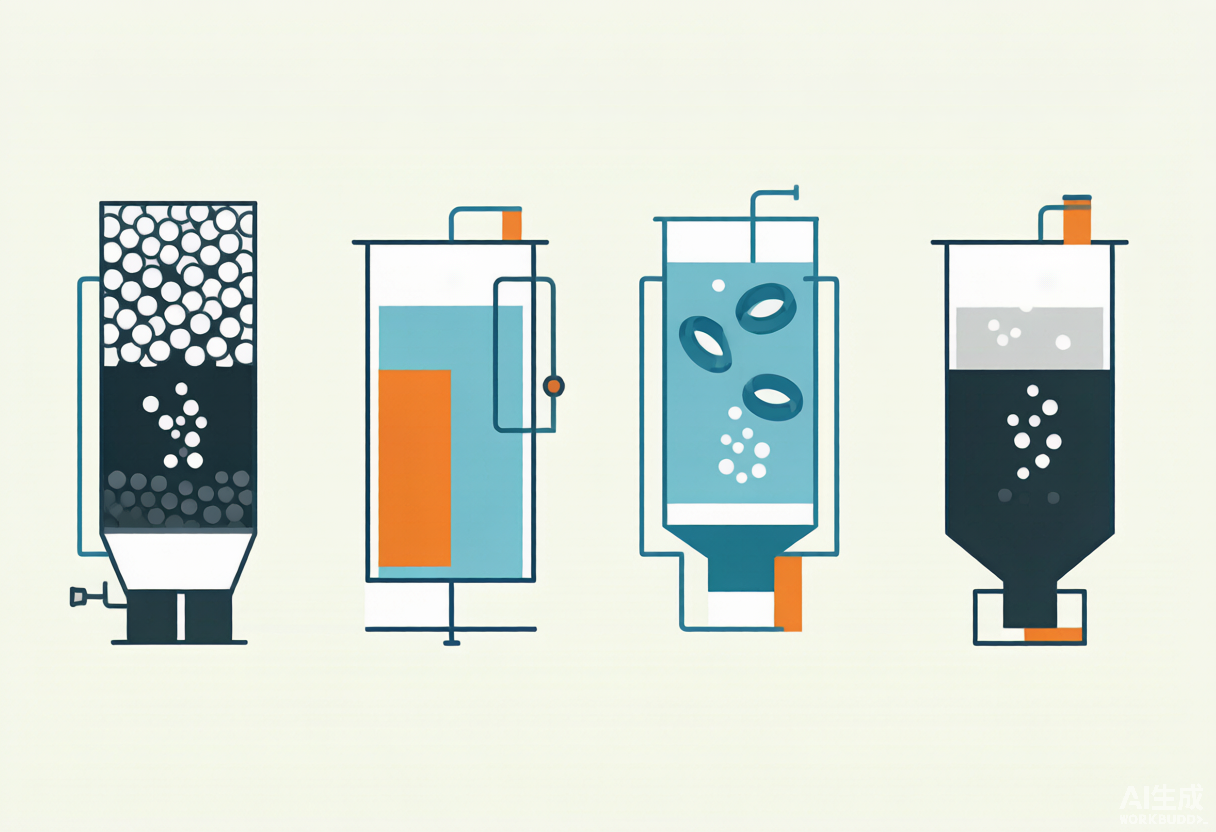 Comparison of four biological reactor configurations: BAF, MBR, MBBR, UASB