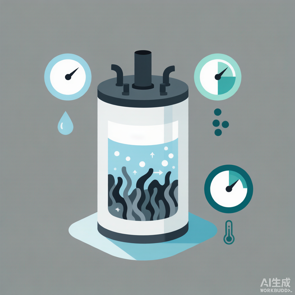 硫自养反硝化关键运行参数窗口示意：S/N 比、HRT、pH、温度、负荷控制环