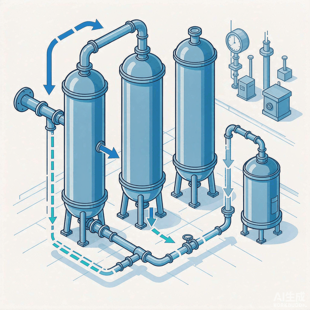 Macroporous Adsorption Resin Fixed-Bed Process: Adsorption-Saturation-Desorption Regeneration-Concentrate Recovery Closed-Loop Flow