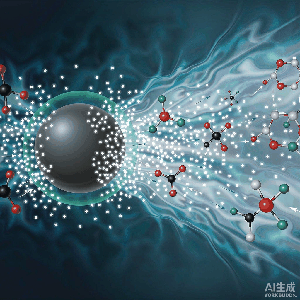 Schematic of nZVI particle core-shell structure and electron transfer for pollutant reduction mechanism
