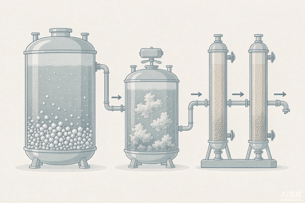 除氟：钙盐的尽头是 15~30，标准要的 8 和 2 得换一套机理